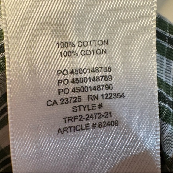 100% Cotton Aritzia Sunday Best Plaid Cropped Button-Up Shirt - Picture 4 of 4